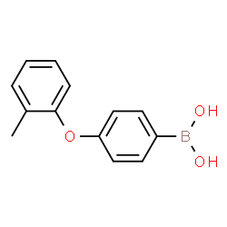 ChemSpider 2D Image | [4-(2-Methylphenoxy)phenyl]boronic acid | C13H13BO3