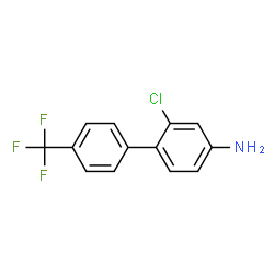ChemSpider 2D Image | 2-Chloro-4'-(trifluoromethyl)-4-biphenylamine | C13H9ClF3N