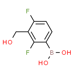 ChemSpider 2D Image | (2,4-Difluoro-3-(hydroxymethyl)phenyl)boronic acid | C7H7BF2O3