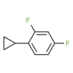 ChemSpider 2D Image | 1-Cyclopropyl-2,4-difluorobenzene | C9H8F2