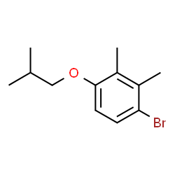 ChemSpider 2D Image | 1-Bromo-4-isobutoxy-2,3-dimethylbenzene | C12H17BrO