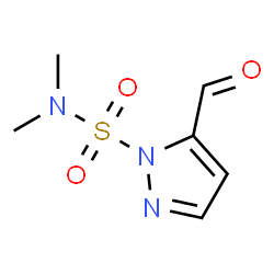 ChemSpider 2D Image | 5-Formyl-N,N-dimethyl-1H-pyrazole-1-sulfonamide | C6H9N3O3S