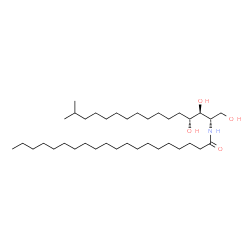 ChemSpider 2D Image | N-icosanoyl-4-hydroxy-15-methylhexadecasphinganine | C37H75NO4