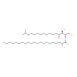 ChemSpider 2D Image | N-(2-hydroxyhenicosanoyl)-4-hydroxy-15-methylhexadecasphinganine | C38H77NO5