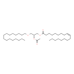 ChemSpider 2D Image | 1-palmityl-2-acetyl-3-oleoyl-sn-glycerol | C39H74O5