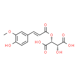ChemSpider 2D Image | (2R,3R)-trans-fertaric acid | C14H14O9