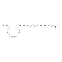 ChemSpider 2D Image | (21Z,24Z,27Z,30Z)-hexatriacontatetraenoic acid | C36H64O2