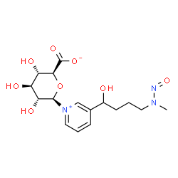 ChemSpider 2D Image | NNAL-N-glucuronide | C16H23N3O8