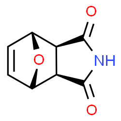 ChemSpider 2D Image | (1R,2R,6S,7R)-10-Oxa-4-azatricyclo[5.2.1.0~2,6~]dec-8-ene-3,5-dione | C8H7NO3