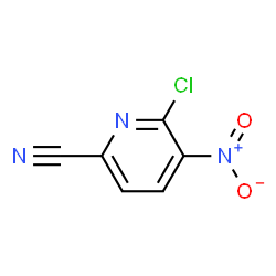ChemSpider 2D Image | 6-Chloro-5-nitro-2-pyridinecarbonitrile | C6H2ClN3O2