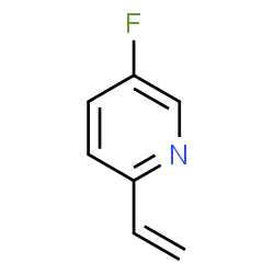 ChemSpider 2D Image | 5-Fluoro-2-vinylpyridine | C7H6FN