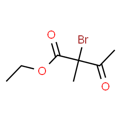 ChemSpider 2D Image | Ethyl 2-bromo-2-methyl-3-oxobutanoate | C7H11BrO3