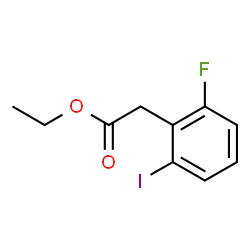 ChemSpider 2D Image | Ethyl (2-fluoro-6-iodophenyl)acetate | C10H10FIO2