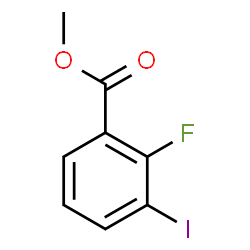 ChemSpider 2D Image | Methyl 2-fluoro-3-iodobenzoate | C8H6FIO2