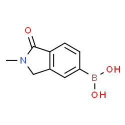 ChemSpider 2D Image | (2-Methyl-1-oxoisoindolin-5-yl)boronic acid | C9H10BNO3