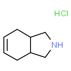 ChemSpider 2D Image | 2,3,3a,4,7,7a-hexahydro-1H-isoindole hydrochloride | C8H14ClN