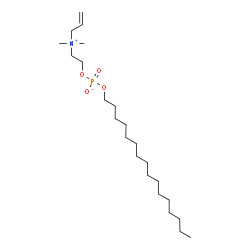 ChemSpider 2D Image | 2-[Allyl(dimethyl)ammonio]ethyl hexadecyl phosphate | C23H48NO4P