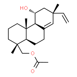 ChemSpider 2D Image | (11alpha,13alpha)-11-Hydroxypimara-8(14),15-dien-18-yl acetate | C22H34O3