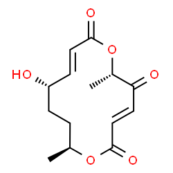 ChemSpider 2D Image | 4-ketoclonostachydiol | C14H18O6