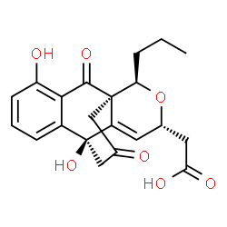 ChemSpider 2D Image | ruthmycin | C21H22O7
