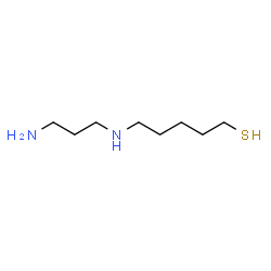ChemSpider 2D Image | 5-[(3-Aminopropyl)amino]-1-pentanethiol | C8H20N2S