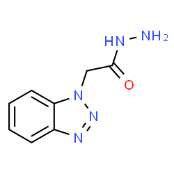 ChemSpider 2D Image | 2-(1H-Benzotriazol-1-yl)acetohydrazide | C8H9N5O