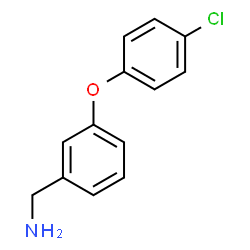 ChemSpider 2D Image | 3-(4-CHLOROPHENOXY)BENZYLAMINE | C13H12ClNO