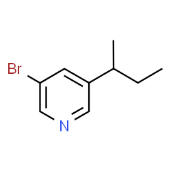 ChemSpider 2D Image | 3-Bromo-5-sec-butylpyridine | C9H12BrN