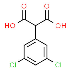 ChemSpider 2D Image | (3,5-Dichlorophenyl)malonic acid | C9H6Cl2O4