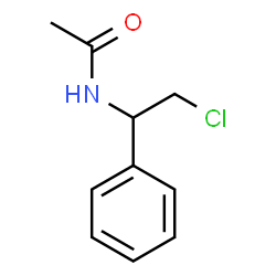 ChemSpider 2D Image | N-(2-Chloro-1-phenylethyl)acetamide | C10H12ClNO