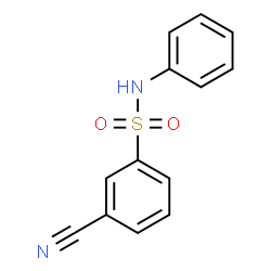 ChemSpider 2D Image | 3-Cyano-N-phenylbenzenesulfonamide | C13H10N2O2S
