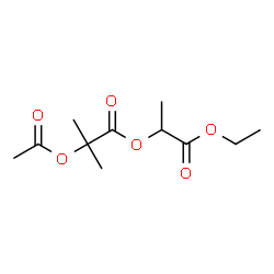 ChemSpider 2D Image | 1-Ethoxy-1-oxo-2-propanyl 2-acetoxy-2-methylpropanoate | C11H18O6