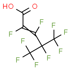 ChemSpider 2D Image | 4-(Trifluoromethyl)hexafluoro-2-pentenoic acid | C6HF9O2