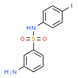 ChemSpider 2D Image | 3-Amino-N-(4-iodophenyl)benzenesulfonamide | C12H11IN2O2S