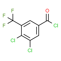ChemSpider 2D Image | 3,4-Dichloro-5-(trifluoromethyl)benzoyl chloride | C8H2Cl3F3O