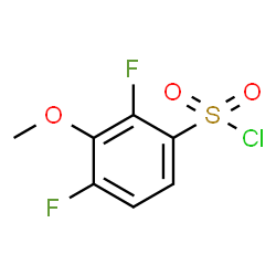 ChemSpider 2D Image | 2,4-Difluoro-3-methoxybenzenesulfonyl chloride | C7H5ClF2O3S