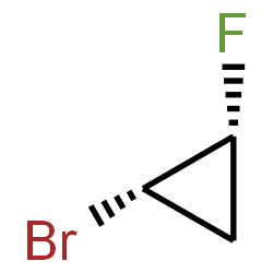 ChemSpider 2D Image | (1S,2R)-1-Bromo-2-fluorocyclopropane | C3H4BrF
