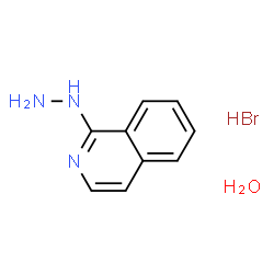 ChemSpider 2D Image | 1-Hydrazinoisoquinoline hydrobromide hydrate | C9H12BrN3O