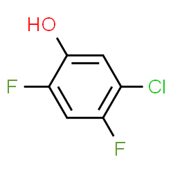 ChemSpider 2D Image | 5-Chloro-2,4-difluorophenol | C6H3ClF2O