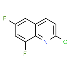 ChemSpider 2D Image | 2-Chloro-6,8-difluoroquinoline | C9H4ClF2N