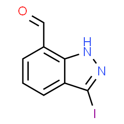 ChemSpider 2D Image | 3-Iodo-1H-indazole-7-carbaldehyde | C8H5IN2O