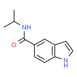 ChemSpider 2D Image | N-Isopropyl-1H-indole-5-carboxamide | C12H14N2O