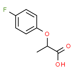 ChemSpider 2D Image | 2-(4-Fluorophenoxy)propanoic acid | C9H9FO3