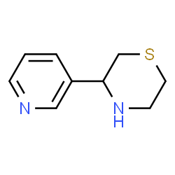 ChemSpider 2D Image | 3-(3-Pyridinyl)thiomorpholine | C9H12N2S