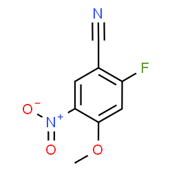 ChemSpider 2D Image | 2-Fluoro-4-methoxy-5-nitrobenzonitrile | C8H5FN2O3