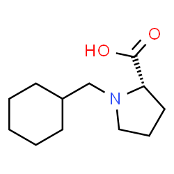 ChemSpider 2D Image | 1-(Cyclohexylmethyl)-L-proline | C12H21NO2