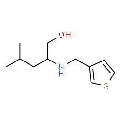 ChemSpider 2D Image | 4-Methyl-2-[(3-thienylmethyl)amino]-1-pentanol | C11H19NOS