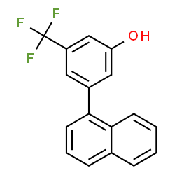 ChemSpider 2D Image | 3-(1-Naphthyl)-5-(trifluoromethyl)phenol | C17H11F3O