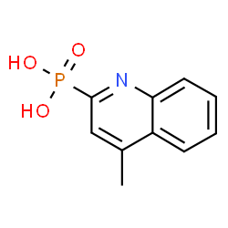 ChemSpider 2D Image | (4-Methyl-2-quinolinyl)phosphonic acid | C10H10NO3P