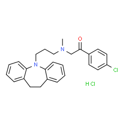 ChemSpider 2D Image | Lofepramine hydrochloride | C26H28Cl2N2O